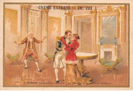 Chromos -COR10877 - Crème Express- Madame Sans-gêne-Le Maréchal Et La Maréchale Lefebvre -  7x10cm Env. - Altri & Non Classificati