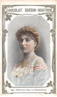 Chromos -COR11656 - Chocolat Guérin-Boutron - Princesse Ena De Battenberg -  6x10cm Env. - Guerin Boutron