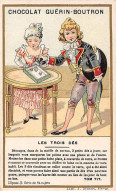 Chromos -COR11388 - Chocolat Guérin-Boutron - Garçon - Fille - Les 3 Dés -  10x6cm Env. - Guérin-Boutron