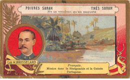 Chromos -COR11325 -Poivres & Thés Sarah - Cap. H. Brosselard - Sénégambie - Guinée Portugaise - Palmiers -  10x6cm Env. - Altri & Non Classificati