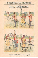 Chromos -COR11254 - Chicorée à La Française - Paul Mairesse- Arrosage Public - Hommes - Tuyau - 8x11cm Env. - Thé & Café