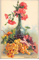 Chromos -COR11235 - Fleurs - Åillets - Anémones  -  8x12cm Env. - Altri & Non Classificati