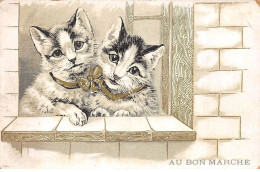 Chromos -COR11167 - Au Bon Marché - Chats - 8x13cm Env. - Au Bon Marché