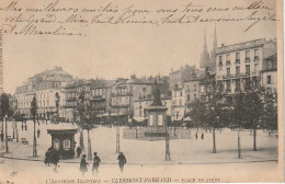 ZY 87 -(63) CLERMONT FERRAND - PLACE DE JAUDE - 2 SCANS - Clermont Ferrand