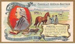 Chromos - COR10157 - Chocolat Guérin-Boutron - Les Bienfaiteurs De L'humanité - Daubenton - 6x10 Cm Environ - Guerin Boutron