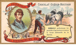 Chromos - COR10155 - Chocolat Guérin-Boutron - Les Bienfaiteurs De L'humanité - Dombasle- 6x10 Cm Environ - Guerin Boutron