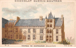 Chromos -COR12054 - Chocolat Guérin-Boutron - Château De Châteaudun - Eure-et-Loir - 6x11cm Env. - Guérin-Boutron