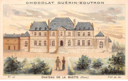 Chromos -COR12060 - Chocolat Guérin-Boutron - Château De La Muette - Passy - 6x11cm Env. - Guérin-Boutron