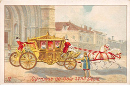 Chromos -COR11993 - Chicorée La Belle Jardinière - Carrosse De Gala - Chevaux - Hommes - 7x11cm Env. - Thee & Koffie