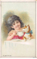 Chromos -COR11979 - Fille - Chat - Tasse - 7x11cm Env. - Tè & Caffè