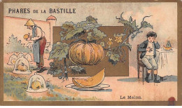 Chromos -COR11772 - Phare De La Bastille - Le Melon - Jardin- Garçon - Homme -  6x10cm Env. - Autres & Non Classés