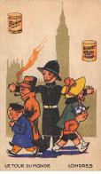 Chromos -COR11946 - Blédine - Londres - Enfants - Policiers - Homme - Femme  -  6x10cm Env. - Sonstige & Ohne Zuordnung