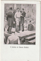 ZY 89- GUERRE 1914 - " IL MARTIRIO DI CESARE BATTISTI " - CARTOLINA POSTALE DEL COMITATO DI PROPAGANDA PATRIOTICA  - Characters