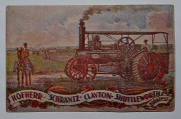 Steam Tractor Hofherr-Schrantz-Clayton-Shuttleworth Budapest - Advertising