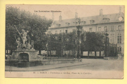 54. NANCY – Fontaines Et Grilles Place De La Carrière (voir Scan Recto/verso) - Nancy