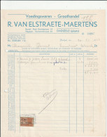 104-R.Van Elstraete-Maertens...Voedingswaren Groothandel.. .Dadizele...België-Belgique...1952 - Lebensmittel