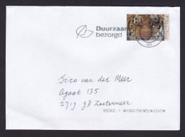 Netherlands: Cover, 2024, 1 Stamp, Tiger, Endangered Wild Animal (traces Of Use) - Lettres & Documents