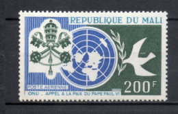 MALI  PA  N° 36    NEUF SANS CHARNIERE  COTE 4.50€    APPEL DU PAPE PAUL VI - Malí (1959-...)