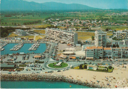 ZY 97-(66) SAINT CYPRIEN PLAGE - VUE AERIENNE - LE PORT DE PLAISANCE  , LA RESIDENCE CALYPSO ET LA TOUR VERMEILLE  - Saint Cyprien