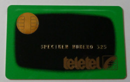 FRANCE - Bull Chip - Teletel - Smart Card Specimen 325 - Green - R - Other & Unclassified