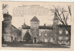 ZY 105-(71) SAINT POINT - CHATEAU DE LAMARTINE - 2 SCANS - Other & Unclassified