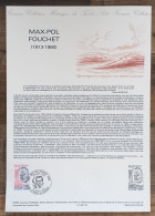 COLLECTION HISTORIQUE - YT N°2282 - MAX-POL FOUCHET, écrivain - 1983 - 1980-1989
