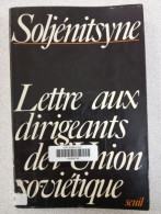 Lettre Aux Dirigeants De L'union Soviétique Et Autres Textes - Other & Unclassified