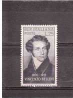 1952 VINCENZO BELLINI - 1946-60: Nuevos