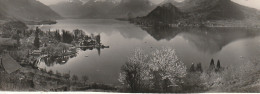 ZY 109-(74) LAC D' ANNECY - LE PETIT LAC AU PRINTEMPS - CARTE PANORAMIQUE - PHOT. ROSSAT MIGNOD - Annecy