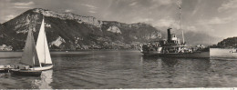 ZY 109-(74) LAC D' ANNECY - PANORAMA DU LAC - LE MONT VEYIER , LA TOURNETTE - CARTE PANORAMIQUE - PHOT. ROSSAT MIGNOD - Annecy