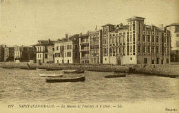 CPA SAINT JEAN DE LUZ (Pyrénées-Atlantiques). La Maison De L'Infante Et Le Quai (n° 117) - Saint Jean De Luz