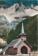 ZY 109-(74) CHAMONIX - CHAPELLE DES PRAZ - AIGUILLES VERTE ET DU DRU - 2 SCANS - Chamonix-Mont-Blanc