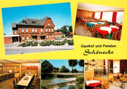 73651215 Wahrenholz Gasthof Schoenecke Restaurant Kegelbahnen Partie Am Fluss We - Otros & Sin Clasificación
