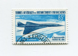 T. A. A. F.  PA 19 O AVION SUPERSONIQUE " CONCORDE " - Used Stamps