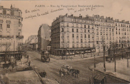 ZY 112-(75) RUE DE VAUGIRARD ET BOULEVARD LEFEBVRE , PARIS - ANIMATION - 2 SCANS - Distretto: 15