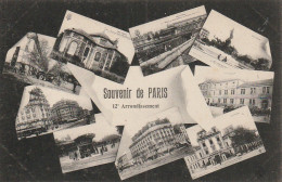 ZY 112-(75) SOUVENIR DE PARIS ( 12e ARRONDISSEMENT ) - MULTIVUES  - 2 SCANS - Viste Panoramiche, Panorama