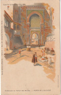 ZY 112-(75) EXPOSITION UNIVERSELLE DE PARIS 1900 - ANDALOUSIE AU TEMPS DES MAURES - PORTE DE L' ALCAZAR - PUB. CARABANA - Tentoonstellingen