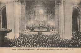 ZY 112-(75) PARIS MONTMARTRE - UNE CEREMONIE A LA BASILIQUE DU SACRE COEUR - 2 SCANS - Sacré-Coeur