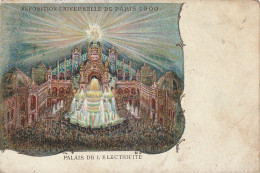 ZY 112-(75) EXPOSITION UNIVERSELLE DE PARIS 1900 - PALAIS DE L' ELECTRICITE  - ILLUSTRATION - 2 SCANS - Exhibitions