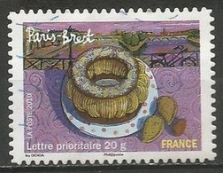 FRANCE AUTOADHESIF N° 442 OBLITERE - Usati