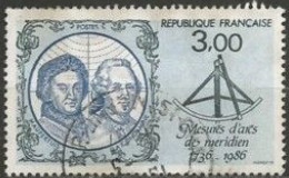 FRANCE - Mesure Des Arcs De Méridien - Moreau De Maupertuis - La Condamine - Used Stamps