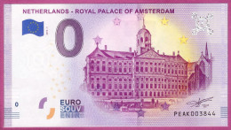 0-Euro PEAK 2019-1  NETHERLANDS - ROYAL PALACE OF AMSTERDAM - Prove Private