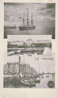 ZY 114-(76) LE HAVRE - CARTE MULTIVUES - PUBLICITE CHOCOLAT MENIER - 2 SCANS - Hafen
