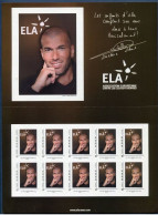 Collector France  ELA  **  Association Européenne Contre Les Leucodystrophies 10 Timbres Adhésifs  2009 Zinédine Zidane - Nuovi