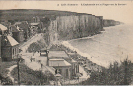 ZY 118-(80) AULT - L' ESPLANADE DE LA PLAGE VERS LE TREPORT  - 2 SCANS - Ault