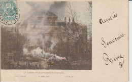 2418-226 Derniére Offre  Le Théatre Français Pendant L'incendie Du 8 Mars 1900 Cpa Dos Non Divisé Vente Retirée Le 18-05 - Catástrofes