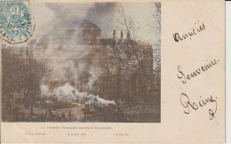 2418-226 Derniére Offre  Le Théatre Français Pendant L'incendie Du 8 Mars 1900 Cpa Dos Non Divisé Vente Retirée Le 18-05 - Katastrophen