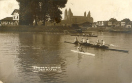 Speyer A Rhein - Carte Photo - Der Hafen - Avirons à L'entrainement - Konstanz