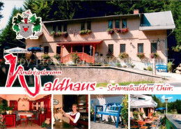 73651056 Schmalkalden Ausflugsgaststaette Waldhaus Andreasbrunn Terrasse Schmalk - Schmalkalden