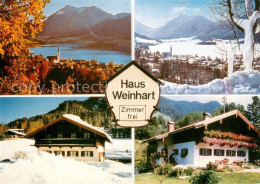 73651028 Schliersee Gaestehaus Pension Haus Weinhart Herbststimmung Winterpanora - Schliersee